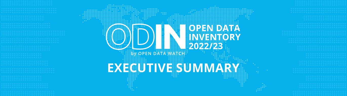 ODIN Open Data Inventory 2022/23 Executive Summary