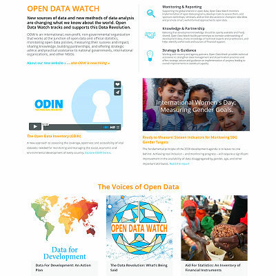 WELCOME TO OUR NEW WEBSITE! - Open Data Watch
