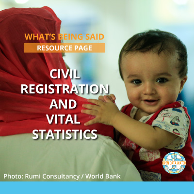Civil registration and vital statistics (CRVS) record births, deaths, and other major life events that are essential to understanding the development of a country and its people. CRVS are critical for protecting the fundamental rights and freedoms of individuals and in particular women, girls, and other vulnerable groups.