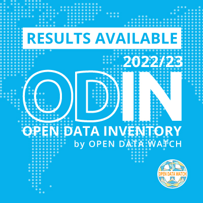 The sixth edition of the Open Data Inventory (ODIN) is now online with results for 192 countries. ODIN assesses the coverage and openness of official statistics to identify gaps, promote open data policies, improve access, and encourage dialogue between national statistical offices (NSOs) and data users. 