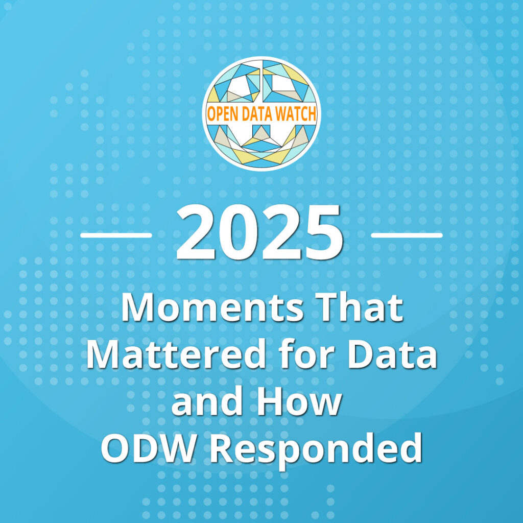 For the development data community, 2025 was a defining year, marked by disruption and reinvention, major funding cuts, political shifts, and unprecedented strains on data systems just when demand for data reached all-time highs.