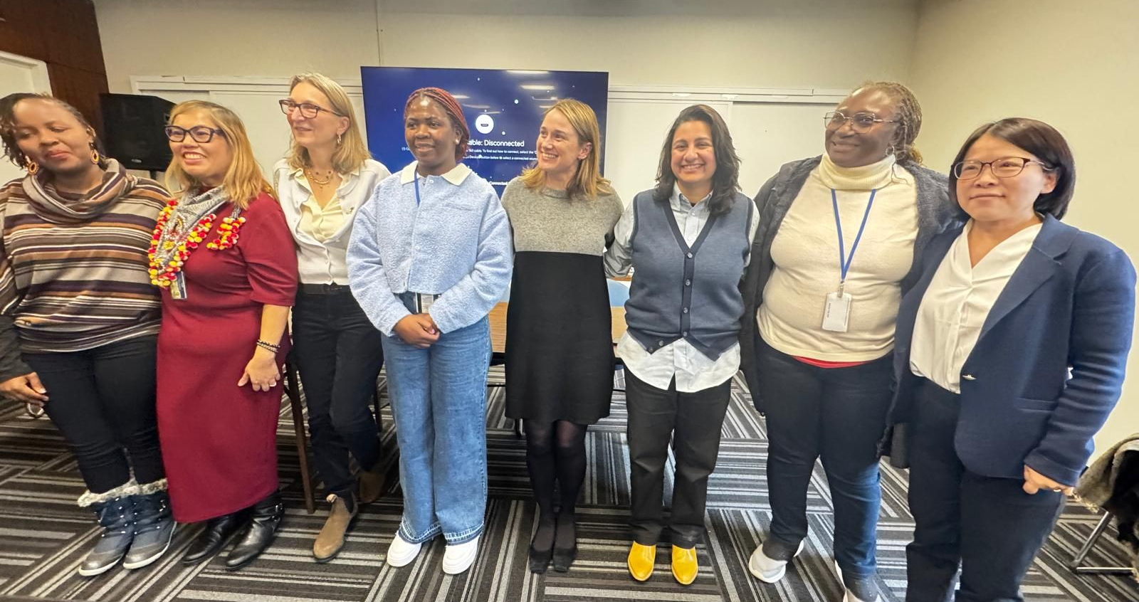Panelists from a Commission on the Status of Women side event.